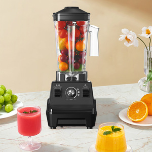 Blender commercial à moteur haute vitesse, double lame, pour jus et smoothies, 250x180x340mm, protection anti-éclaboussures incluse - Product Image 1