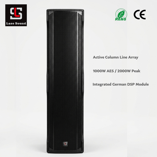 LS-NXL 4a Active Stage Speaker 2000W Peak Professional Stage Monitor Speaker Active Column Speaker for Live Performance