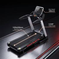 Großhandel Kommerzielles Elektrisches Laufband 2,0 PS AC-Motor 135 kg Tragkraft Multi-Fenster-LED-Anzeige Faltbar Manuelle Neigung Stahlkonstruktion