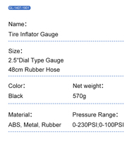 Nouveau gonfleur de pneus numérique SFUTOOLS de haute qualité avec jauge et écran LCD, ajustement universel, essentiel pour l'entretien des véhicules