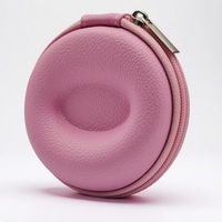 Étui rigide personnalisable en cuir PU avec fermeture éclair, étanche, antichoc, pour montres et bijoux
