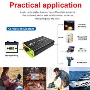 Onduleur KOSUN à onde sinusoïdale Pure Dc à Ac 1500W <span class=keywords><strong>12</strong></span> volts 230 volts onduleur de puissance pour la maison - Product Image 4