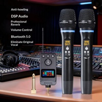 Microphone sans fil cardioïde anti-écho en métal Langsheng M50 pour réduction du bruit, portée 30-50m, garantie 1 an