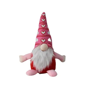 Papá Noel sombrero afilado niños juguete árbol de Navidad decoración materiales naturales muñeco de peluche para regalos de navidad
