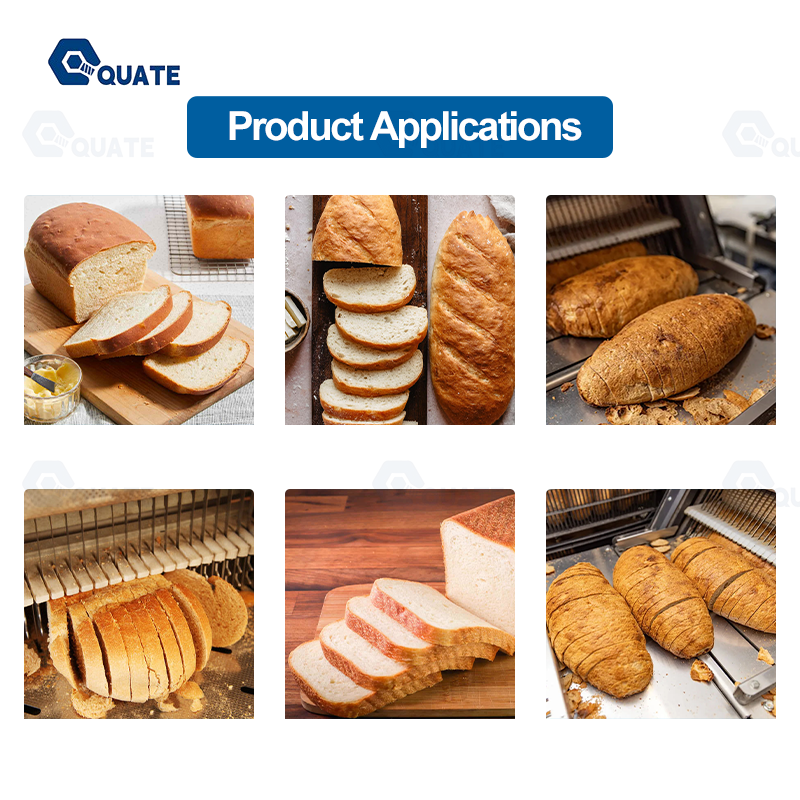 Subec Cutter Unit Automatic Continuous Conveyor Type Automatic Toast Slicing Machine ...