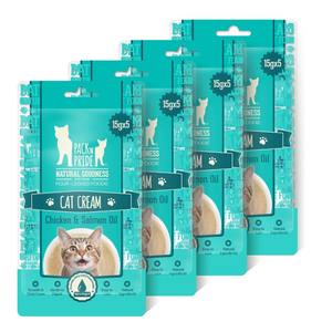 Tubos de Purê de Frango Sem Grãos | Óleo de Salmão Ómega <span class=keywords><strong>3</strong></span> para Suporte Imunológico Gato - Product Image 6