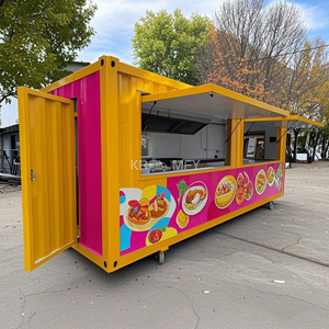 Restaurant mobile 2025, conteneur de cuisine d'expédition de 10 pieds et 20 pieds, bar, café - Product Image 5