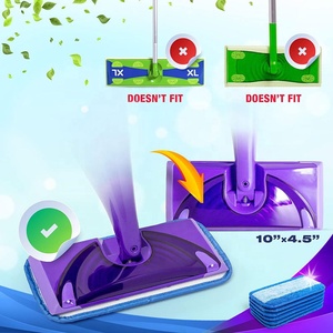 Accessoires pour serpillière Hot Mop pour Sw-Iffer <span class=keywords><strong>Wetjet</strong></span>, chiffons de remplacement en microfibre pour serpillière humide - Product Image 2