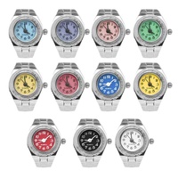 Montre Bague en Gros pour Hommes, Femmes, Couples, Étudiants – Montre à Doigt en Alliage de Titane Modèle 502 – Design Créatif, Coloré et Simple
