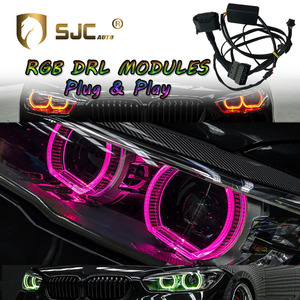 Moduli DRL RGB Plug and Play SJC Auto per <span class=keywords><strong>BMW</strong></span> <span class=keywords><strong>Serie</strong></span> <span class=keywords><strong>1</strong></span> F20 F21 LCI 15-19, Chip DRL con Cambio Colore, <span class=keywords><strong>Accessori</strong></span> di Illuminazione, Scheda LED - Product Image 1