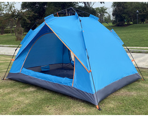 Tente de camping en plein air à double couche, portable, automatique, anti-tempête - Product Image 1
