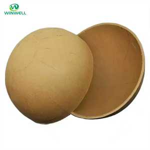 2.5 to 16 Inch Yellow and offwhite safety fireworks shells as Hemispheres Casing Fireworks Paper Shells for Fireworks