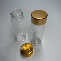 Flacons en verre transparent écologiques, bouteilles à souhaits en verre, tubes avec bouchon en liège pour l'emballage de bonbons, de feuilles de thé et d'épices