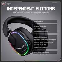 Pabrik Headphone Gaming ODM ONIKUMA GT836 Headphone Nirkabel Peredam Kebisingan Studio On-ear & Over-ear Dengan Mikrofon