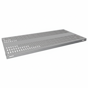 Ripiano traforato in acciaio inox 304 AISI 120X60 cm portaoggetti tipo in piedi staccabile per uso bagno e cucina - Product Image 2
