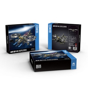 Zhegao 1093pcs khoa học viễn tưởng loạt Bọ Cạp máy bay chiến đấu xây dựng khối đồ chơi bóng máy bay trực thăng gạch đồ chơi - Product Image 4