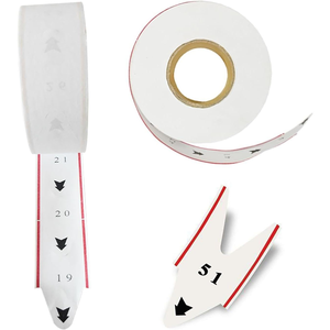 Custom Digit <strong>White</strong> Take-A-Number <strong>Tickets</strong> 2000 <strong>Tickets</strong>/Roll A00-E99 - Product Image 6