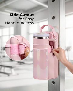 Bolsa de Gimnasio para Hombre y Mujer 2026 con Porta Botella Magnético Pequeño Negro, Forro de Poliéster Impermeable - Product Image 4