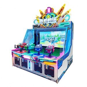เครื่องเกมยิงปืนน้ำสำหรับเด็ก 4 คน ดีไซน์น่าสนใจ ใช้เหรียญ พร้อมรองรับภาษาอังกฤษ - Product Image 6