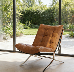Nouvelle Arrivée - <span class=keywords><strong>Canapé</strong></span> Simple <span class=keywords><strong>en</strong></span> <span class=keywords><strong>Cuir</strong></span> Facile à <span class=keywords><strong>Nettoyer</strong></span>, Design avec Piétement Métallique, Fauteuil d'Appoint pour Appartement Studio - Product Image 3