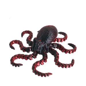 Vendita popolare popolare PLA stampato polpo 3D in Stock di seppie di seta colorate animali stampate 3D - Product Image 1