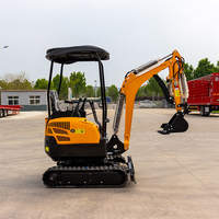 Harga Terjangkau Mesin Excavator Mini CE/EPA Euro 5 1 Ton 1.8 Ton 2 Ton Penggali Crawler Kecil Tahan Lama Bagger Hidrolik