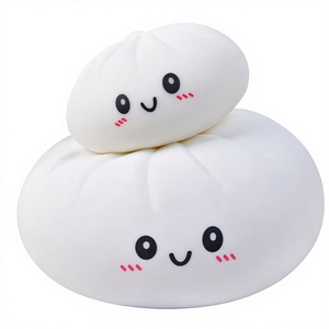 Jouet Squishy Géant 25 cm en forme de Boulette, à Remontée Lente, Balle Anti-Stress Alimentaire, Jouet Fidget pour Enfants et Adultes, Soulagement de l'Anxiété - Product Image 2