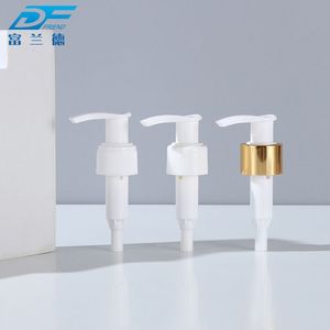 Plastic Push Type Pump <b>Heads</b> For Cosmetic Packaging With Electroplated Switch Emulsion Pumps Various Sizes Available - Product Image 1
