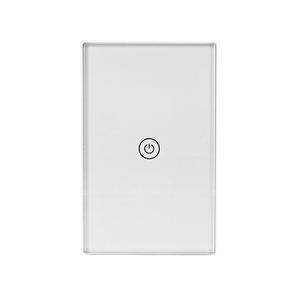 10A 1Gang US Wall Smart Light <span class=keywords><strong>Switch</strong></span> Panel 86 Control de temporizador multicanal Compatible con aplicaciones de teléfono Asistentes de voz para el hogar para - Product Image 1