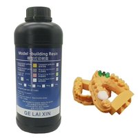 Résine photopolymère pour modèle dentaire pour la restauration et les applications 3D d'implants 405nm 100% pureté Marque Gelaixin