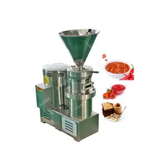 Productivity Dry Fruit Grinding Chili Sauce Peanut Butter Machine Colloid Mill With High Quality