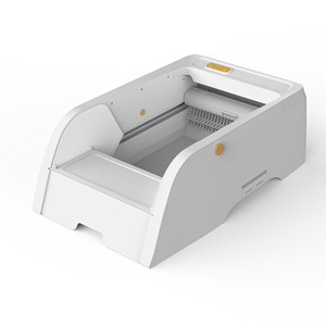 YHpet NOUVEAU Bac à litière pour chat intelligent électrique autonettoyant, compact, en plastique, écologique, facile à nettoyer, avec commande tactile - Product Image 1