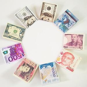 Portafogli di Alta Qualità in Dollari Americani, Sterline e Euro in Tyvek / Portamonete Regalo Originale / Portafogli Dollaro - Product Image 1
