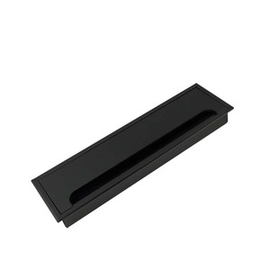 Rectangular Cable Management Box <b>Black</b> Aluminum Alloy <b>Desk</b> Organizer For <b>Computer</b> Desktop Cable Tray Cover Durable Standing Type - Product Image 2