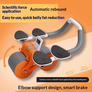 Rueda Abdominal <span class=keywords><strong>con</strong></span> Rebote Automático y Soporte para Codos, Entrenamiento Seguro para <span class=keywords><strong>Principiantes</strong></span> y Profesionales - Product Image 6