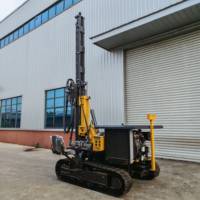 Foreuse hydraulique polyvalente avec moteur et pompe pour sols complexes – Haute capacité de charge pour des fondations stables sur terrains inégaux