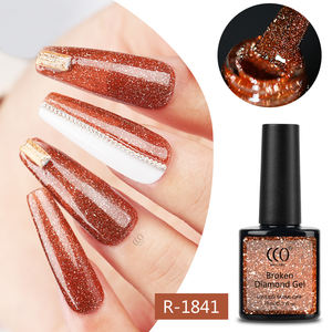 CCO-<span class=keywords><strong>Vernis</strong></span> à ongles en gel <span class=keywords><strong>semi</strong></span>-<span class=keywords><strong>permanent</strong></span> à paillettes réfléchissantes colorées, peinture scintillante, <span class=keywords><strong>vernis</strong></span> à ongles en gel UV - Product Image 5