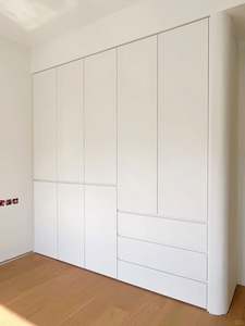 Multi-functional Wood Furniture Cabinet Bedroom Living Room Storage <b>Wardrobe</b> Cabinet with Drawer - Product Image 6