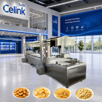 Machine à frire automatique à grande capacité, équipement de friteuse à convoyeur continu pour la production de chips et de snacks