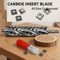 Lame de rechange pour tête de coupe spirale DH 15*15*2.5*30/37/R150 en carbure de tungstène pour le travail du bois