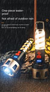 2025 fábrica jardín al aire libre energía de emergencia Usb recargable Abs cuerpo de plástico Camping LED antorcha luces de trabajo linternas - Product Image 3