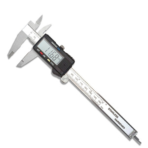 Calibrador digital de acero inoxidable <span class=keywords><strong>con</strong></span> pantalla LCD grande Calibradores <span class=keywords><strong>Vernier</strong></span> de 6 <span class=keywords><strong>pulgadas</strong></span>/150mm Conversión <span class=keywords><strong>en</strong></span> <span class=keywords><strong>pulgadas</strong></span> <span class=keywords><strong>y</strong></span> milímetros - Product Image 1