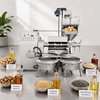 Presse à huile spirale automatique multifonctionnelle de petite taille pour soja, sésame et amandes, haute productivité 150-200 kg/h