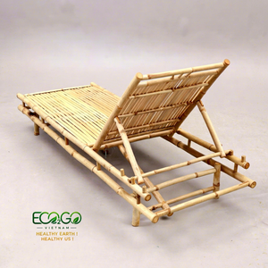 Chaise longue en bambou tropical |   Mobilier d'extérieur et de plage pour les complexes hôteliers, les hôtels et les espaces bord de piscine |   Conception personnalisée et OEM - Product Image 1