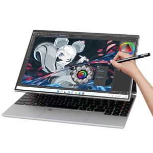 جهاز لوحي محمول 2 في 1 عالي الجودة جديد بشاشة 14 بوصة، لوحة مفاتيح نحيفة بإضاءة خلفية <span class=keywords><strong>RGB</strong></span>، معالج إنتل سيليرون، ويندوز 11، ذاكرة وصول عشوائي 16 جيجابايت، قرص صلب SSD، اتصال لاسلكي - Product Image 1