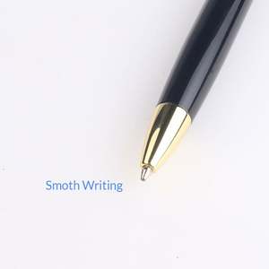 Stylo en acier argenté doré - Product Image 3