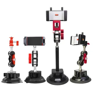 2024 New Flexible Mobile Phone Clamp Holder With Strong Suction Mount For IPhone 13 14 Pro Max For Huawei P50 P60