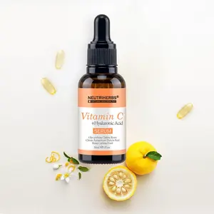 Label Pribadi Perawatan Kulit OEM Penjualan Terbaik Serum Wajah Kecantikan Pencerah Pemutih Pemutih Vitamin C Noda Gelap Anti Penuaan