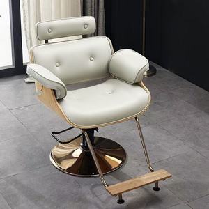 Vente directe d'usine : Ensemble complet pour salon de coiffure, fauteuil de barbier moderne et bac à shampoing avec revêtement en cuir PU - Product Image 2