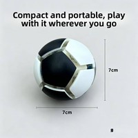 Porte-clés pendentif en plastique écologique, anti-stress, promotionnel, pour fans de football américain, avec motifs de drapeaux nationaux multiples